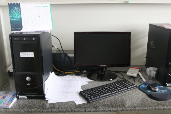Computadores do NAME com Software estatístico Statistical Package for Social Science(SPSS)